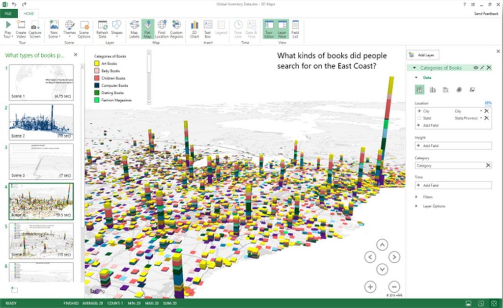 office-excel-2016-3D-map