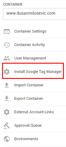 google tag manager install gtm